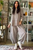 Bateau Needlecord Lazy Layer Top Mocha